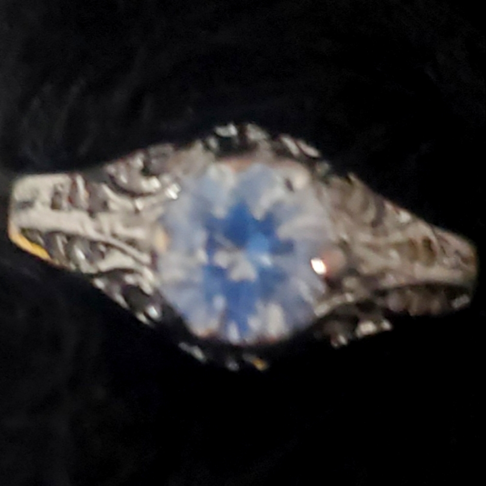 14k two tone gold ring